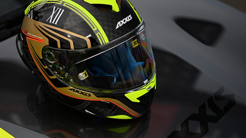 AXXIS integrální helma COBRA RAGE A3 lesklá - fluo žlutá - M