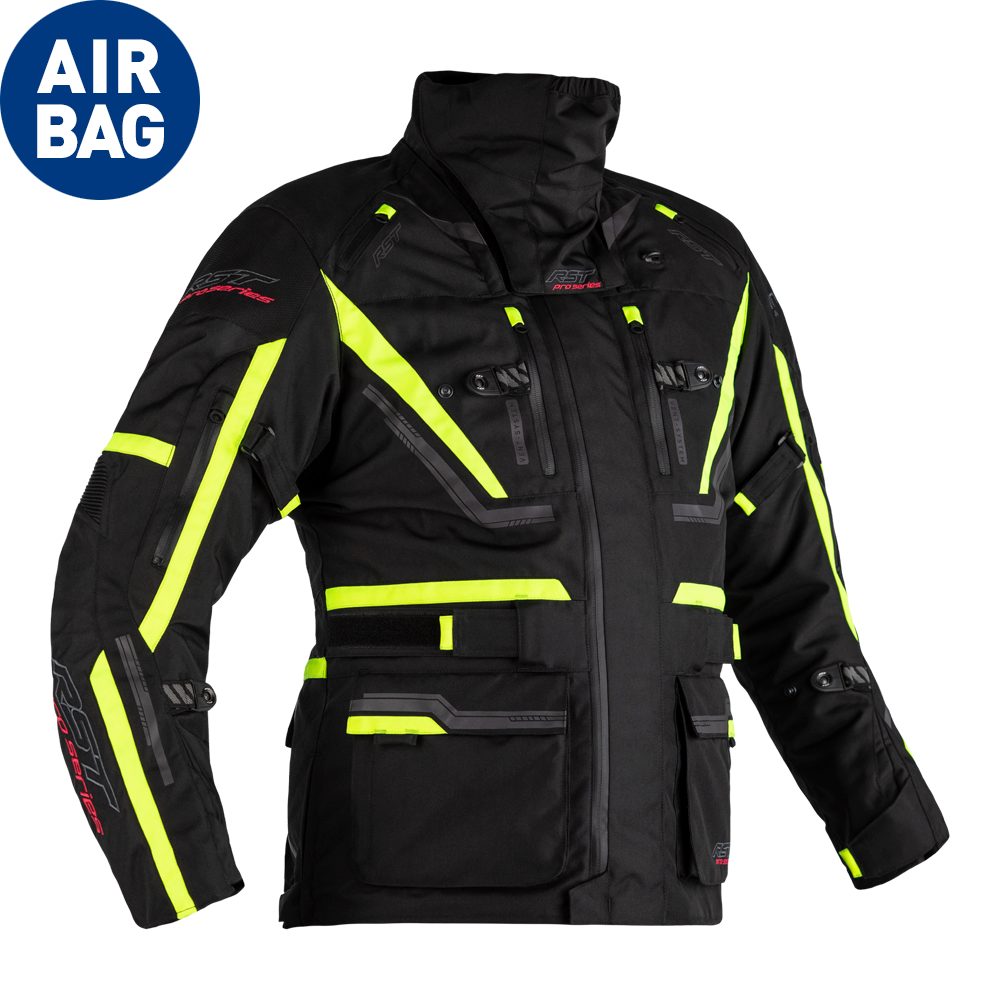 RST Pánská textilní bunda RST PRO SERIES PARAGON 6 AIRBAG CE / JKT 2561 - žlutá - 50