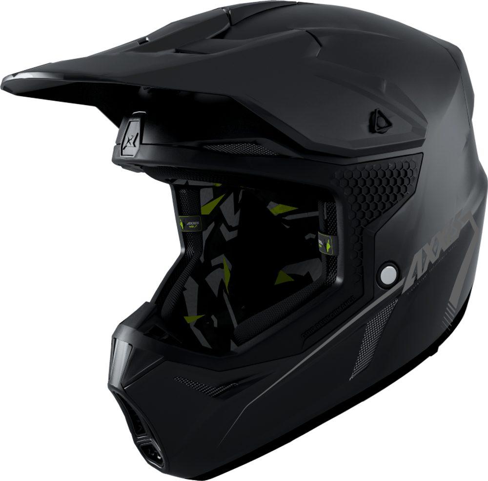 AXXIS Motokrosová helma AXXIS WOLF ABS solid matná černá - S