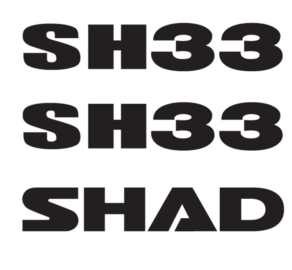 SHAD Samolepky SHAD D1B333ETR pro SH33