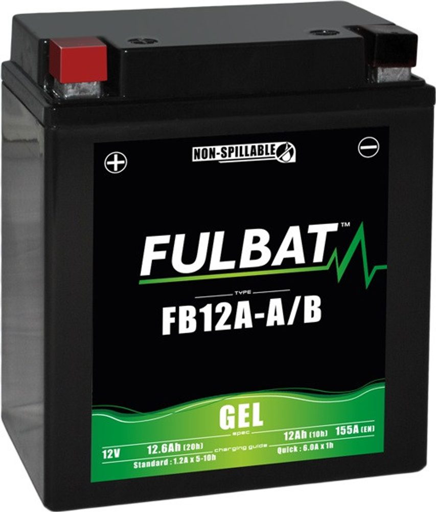 FULBAT Gelová baterie FULBAT FB12A-A/B GEL (YB12A-A/B GEL)