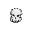 Kolenní slidery OXFORD Skull (bílé, pár)