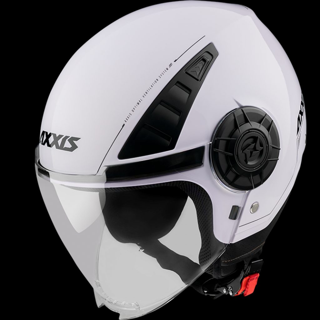Otevřená helma AXXIS METRO ABS solid perleťově bílá lesklá - AXXIS -  Otevřené helmy - 2 162 Kč - K2Moto.cz - Jednou stopou k zážitkům