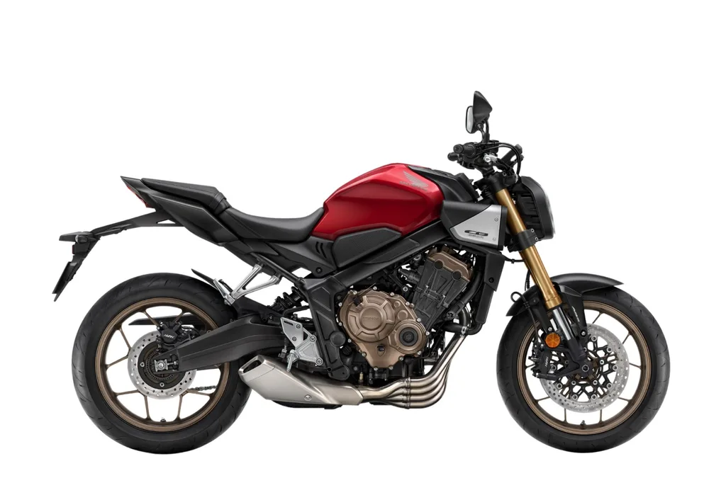 Honda CB650 Neo Sports Café s elektronickou spojkou - boční pohled