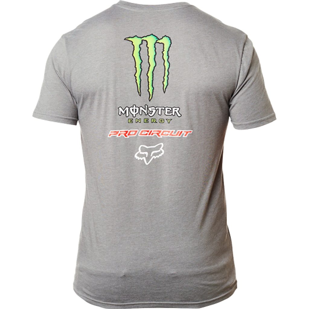 Pánské tričko FOX Monster PC Ss Tee - šedá - FOX - Trička - 559 Kč -  K2Moto.cz - Splňte si svůj motocyklový sen