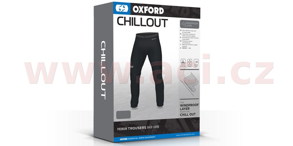 Termoprádlo spodky OXFORD Chillout Windproof - černé - OXFORD - Kalhoty - 1  359 Kč - K2Moto.cz - Jednou stopou k zážitkům
