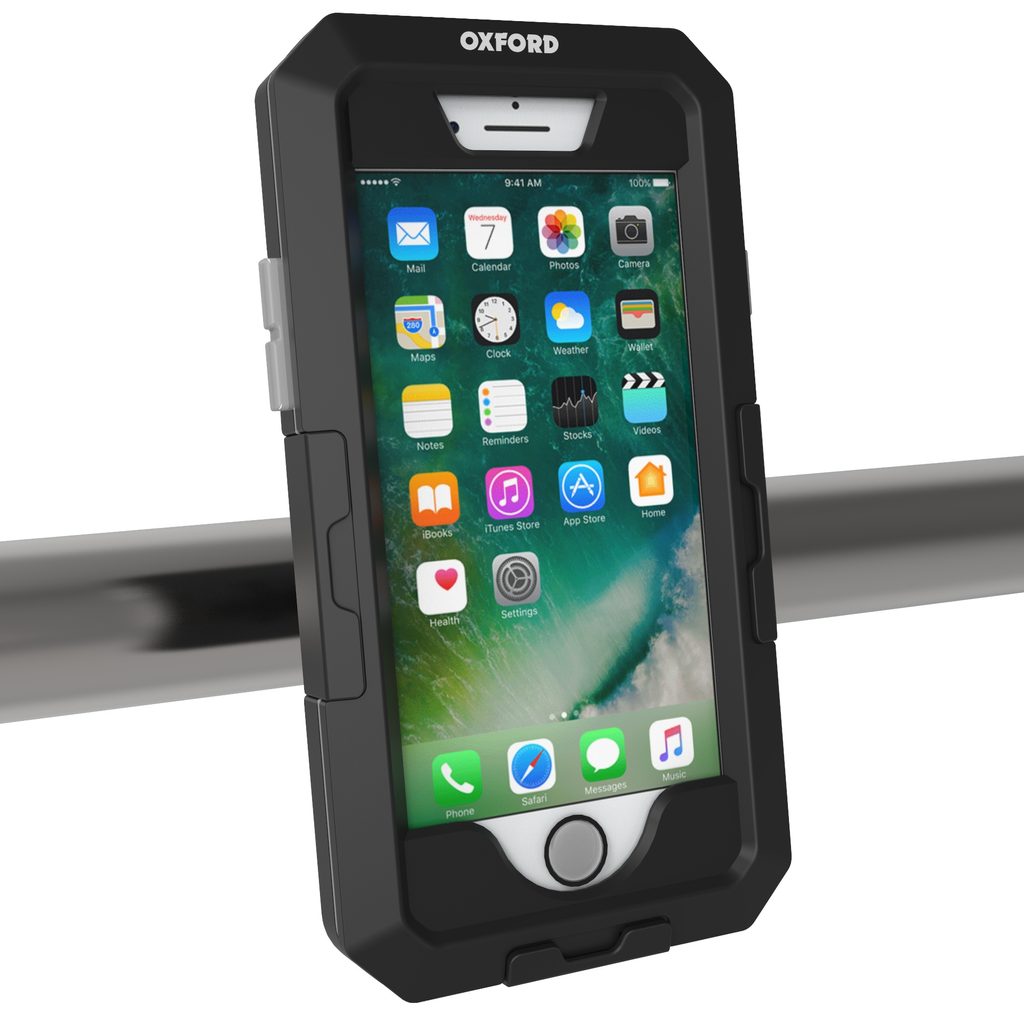 Držák mobilu na motorku OXFORD Aqua Dry Phone pro iPhone 6+ a 7+ - OXFORD -  Držáky telefonu - 980 Kč - K2Moto.cz - Splňte si svůj motocyklový sen
