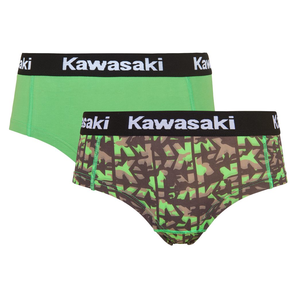 Kalhotky Kawasaki CAMO, 2ks - Kawasaki - Spodní prádlo - 451 Kč - K2Moto.cz  - Jednou stopou k zážitkům