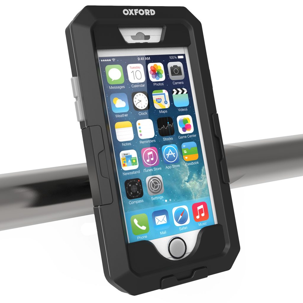 Držák mobilu na motorku OXFORD Aqua Dry Phone pro iPhone 5/5SE - OXFORD -  Držáky mobilu - 939 Kč - K2Moto.cz - Splňte si svůj motocyklový sen