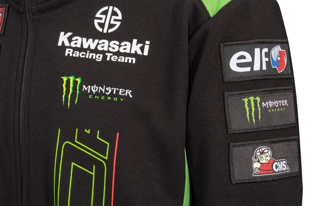 Pánská mikina Kawasaki Racing Team WSBK 2023 - černá - Kawasaki - Mikiny -  2 480 Kč - K2Moto.cz - Splňte si svůj motocyklový sen