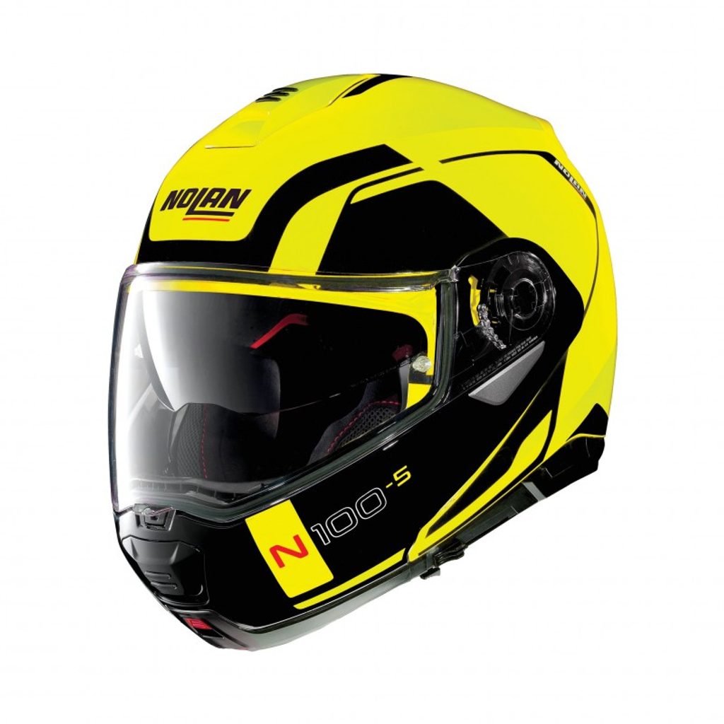 Helma NOLAN N100-5 Consistency N-Com žlutá - NOLAN - Výklopné helmy - 13  290 Kč - K2Moto.cz - Splňte si svůj motocyklový sen
