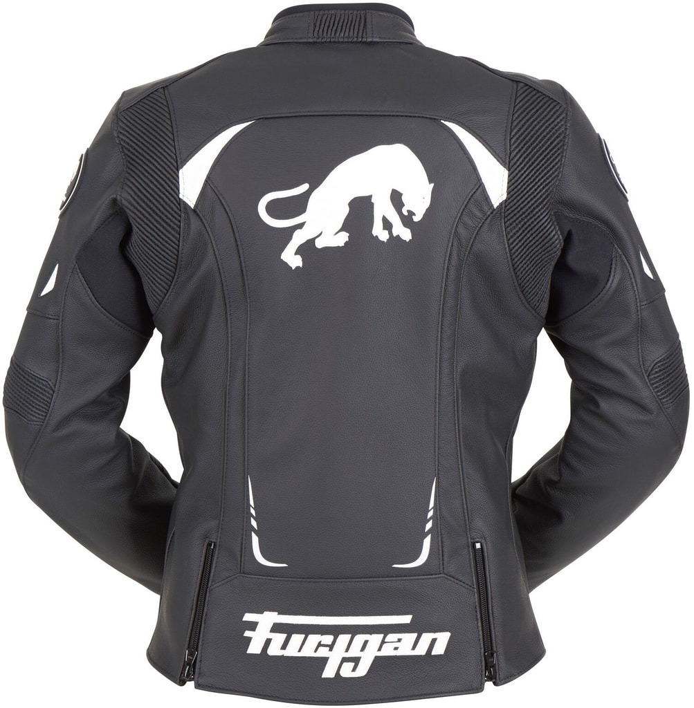 Dámská kožená bunda na motorku Furygan GINGER - černá/bílá - Furygan - Kožené  bundy - 9 277 Kč - K2Moto.cz - Jednou stopou k zážitkům