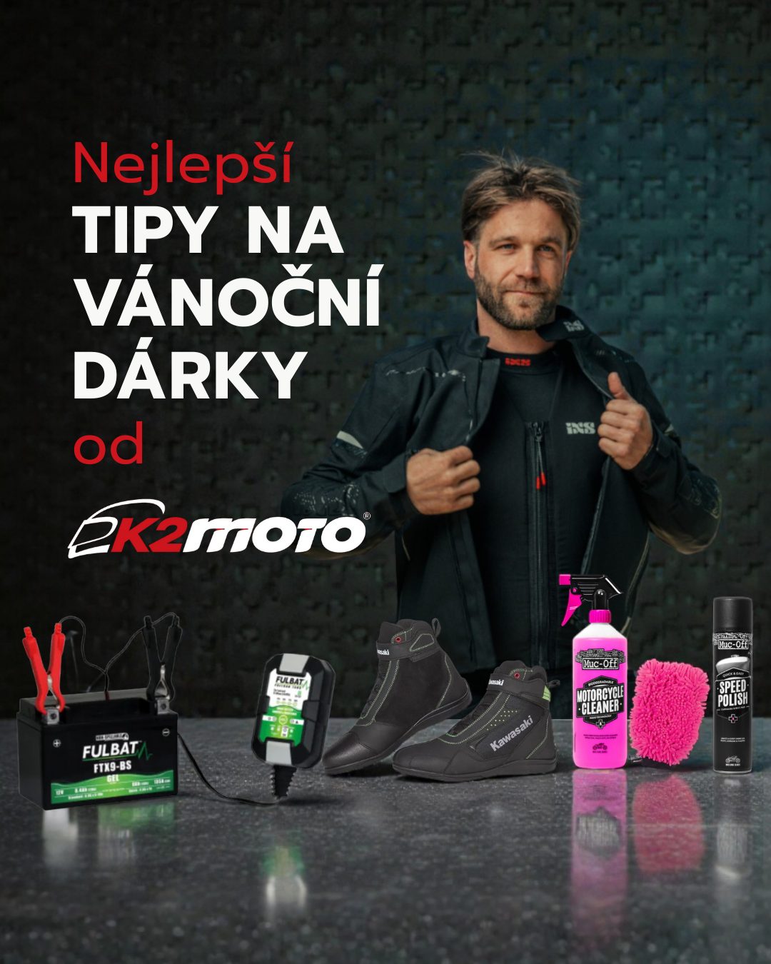 Vánoční dárky pro motorkáře