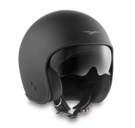 Helma Moto Guzzi Matt Black - Moto Guzzi - Otevřené helmy - 6 579 Kč -  K2Moto.cz - Jednou stopou k zážitkům