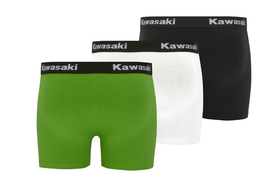 Kawasaki Boxerky - sada 3 barvy - Kawasaki - Spodní prádlo - 936 Kč -  K2Moto.cz - Splňte si svůj motocyklový sen