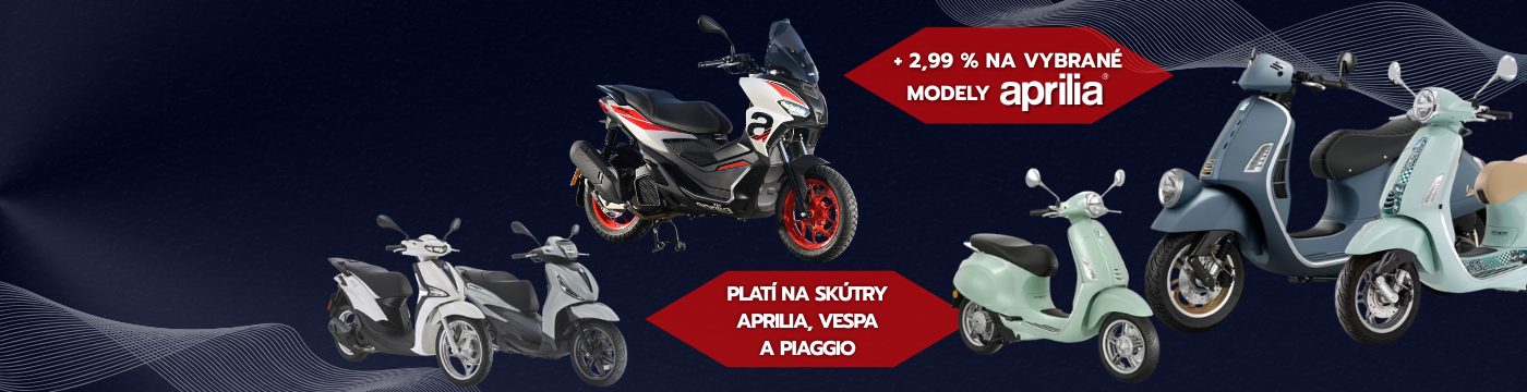 Financování 0 % na italské skútry