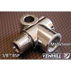 L-CONNECTOR VENHILL POWERHOSEPLUS 776/2 FEMALE M 10X1 90 DEG - 1/8TH BSP - LANKA A HADICE - NA MOTORKU