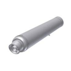KONCOVKA VÝFUKU MIVV X-CONE ACC.016.SC1 NEREZ Ø80 - Ø50 INLET - NÁHRADNÍ DÍLY A PŘÍSLUŠENSTVÍ - NA MOTORKU