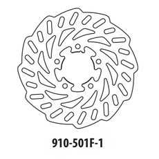 BRZDOVÝ KOTOUČ GOLDFREN 910-501F-1 PŘEDNÍ 220 MM - BRZDOVÉ KOTOUČE - NA MOTORKU