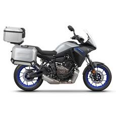 Kompletní sada hliníkových kufrů SHAD TERRA, 37L topcase 47L/47L boční kufry, včetně montážní sady a plotny SHAD YAMAHA MT-07 Tracer / Tracer 700