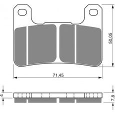 Brzdové destičky GOLDFREN 213 S33 STREET FRONT