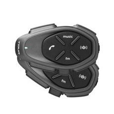BLUETOOTH HANDSFREE PRO UZAVŘENÉ A OTEVŘENÉ PŘILBY CELLULARLINE INTERPHONE TOUR HD, TWIN PACK - INTERKOMY - NA MOTORKÁŘE