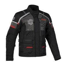 PÁNSKÁ TŘÍVRSTVÁ TEXTILNÍ MOTO BUNDA MBW MEMPHIS JACKET - ČERNÁ - TEXTILNÍ BUNDY - NA MOTORKÁŘE