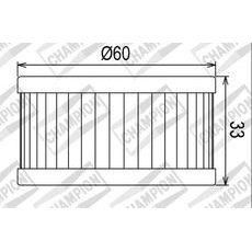 OLEJOVÝ FILTR CHAMPION COF036 100609455 - VÝMĚNA OLEJE - NA DOVOLENOU