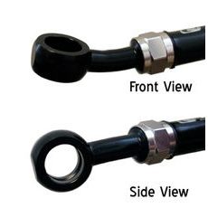 BANJO VENHILL POWERHOSEPLUS 3/60082L/BLACK 20° + 20° DO LEVÉ STRANY ČERNÝ - LANKA A HADICE - NA MOTORKU