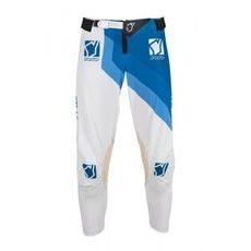 Motokrosové kalhoty YOKO VIILEE - bílé/modré