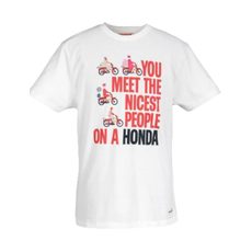 HONDA TRIČKO YOU MEET URBAN FUN - BÍLÁ 2026 - DÁRKY PRO FANOUŠKY HONDA - NA MOTORKÁŘE