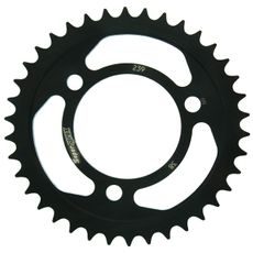 ŘETĚZOVÁ ROZETA SUPERSPROX RFE-239:38-BLK ČERNÝ 38 ZUBŮ, 420 - OCELOVÉ - NA MOTORKU