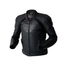 PÁNSKÁ KOŽENÁ BUNDA - RST 103635 TRACTECH EVO D3O - ČERNÁ - KOŽENÉ BUNDY - NA MOTORKÁŘE