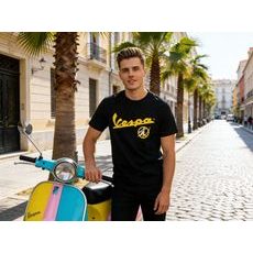 TRIČKO VESPA SEAN WOTHERSPOON - ČERNÉ - TRIČKA - NA MOTORKÁŘE