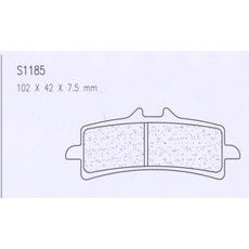 Brzdové destičky CL BRAKES 1185 XBK5