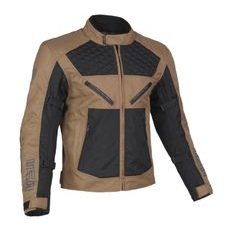 PÁNSKÁ TEXTILNÍ MOTO BUNDA MBW ACE JACKET - ČERNO-HNĚDÁ - TEXTILNÍ BUNDY - NA MOTORKÁŘE