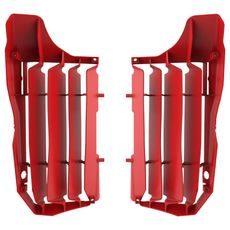RADIATOR LOUVERS POLISPORT ČERVENÁ CR04 - KRYTY CHLADIČE - NA MOTORKU