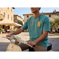 VESPA TRIČKO JERSEY - TYRKYSOVÁ - TRIČKA - NA MOTORKÁŘE