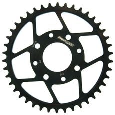 ŘETĚZOVÁ ROZETA SUPERSPROX RFE-273:42-BLK ČERNÝ 42 ZUBŮ, 520 - OCELOVÉ - NA MOTORKU