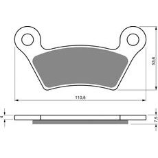 Brzdové destičky GOLDFREN 407 K5