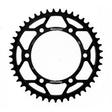 ŘETĚZOVÁ ROZETA SUPERSPROX RFE-855:45-BLK ČERNÝ 45 ZUBŮ, 520 - OCELOVÉ - NA MOTORKU