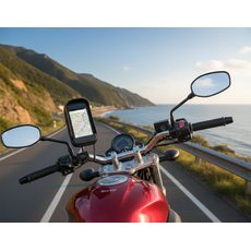 X-FRAME SHAD X0SG00M VELIKOST TELEFONU AŽ 180X90MM (6,6") NA ZPĚTNÉ ZRCÁTKO - DRŽÁKY TELEFONU - NA MOTORKU