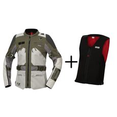 JEZDI BEZPEČNĚ S IXS - SET ADVENTURE PRO DÁMY - OLIVOVÁ - JEZDI BEZPEČNĚ S IXS - NA MOTORKÁŘE