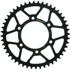 ŘETĚZOVÁ ROZETA SUPERSPROX RFE-735:48-BLK ČERNÝ 48 ZUBŮ, 520 - OCELOVÉ - NA MOTORKU