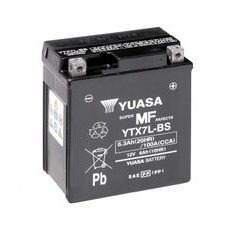 Bezúdržbová motocyklová baterie YUASA YTX7L-BS