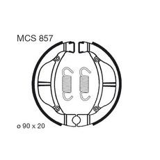 Brzdové čelisti LUCAS MCS 857