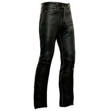 Stylové kožené moto kalhoty MBW JACK - černé