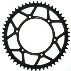 ŘETĚZOVÁ ROZETA SUPERSPROX RFE-1512:53-BLK ČERNÝ 53 ZUBŮ, 520 - OCELOVÉ - NA MOTORKU