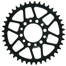 ŘETĚZOVÁ ROZETA SUPERSPROX RFE-845:40-BLK ČERNÝ 40 ZUBŮ, 520 - OCELOVÉ - NA MOTORKU