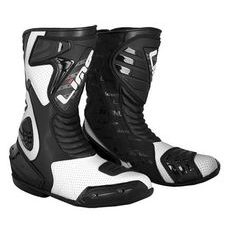 KOŽENÉ SPORTOVNÍ BOTY MBW SP111 - BÍLÉ - KOŽENÉ BOTY - NA MOTORKÁŘE
